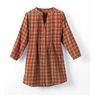 Pintuck Flannel Shirt, , large