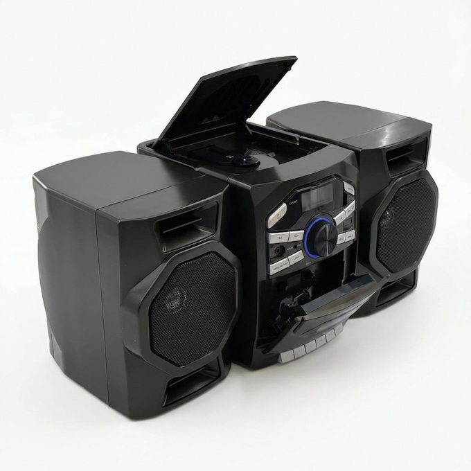 Emerson Portable CD/Cassette Stereo Boom Box, , large