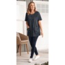 Knit Tunic with Patch Pockets - Print, , large