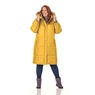 Quilted Coat, Mustard, large