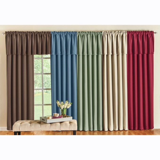 Stylish Blackout Drapes - Solid Colors, , large