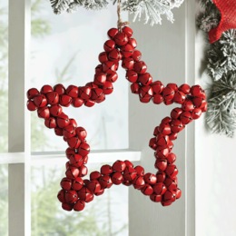 Red Star Bell Wall Decor, , large