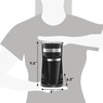 Elite Gourmet 1-Cup Coffee Maker with Travel Mug, Black, large