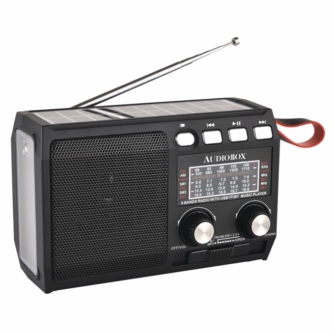 Hand-Crank Solar Radio, , large