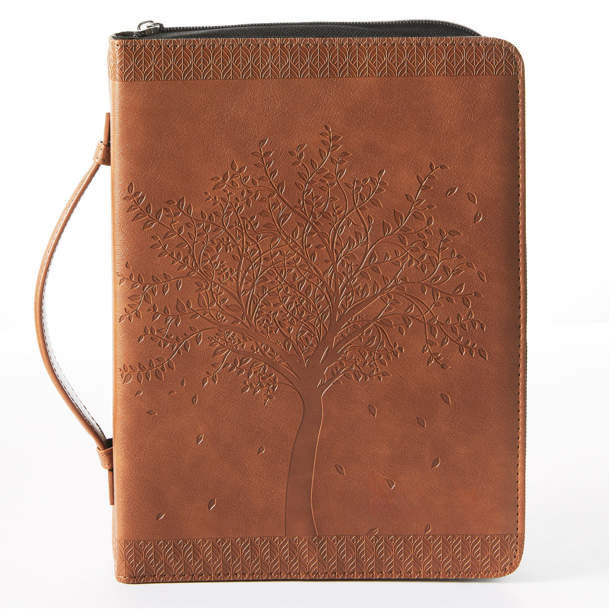 Zippered Bible Cover with Handle, , large