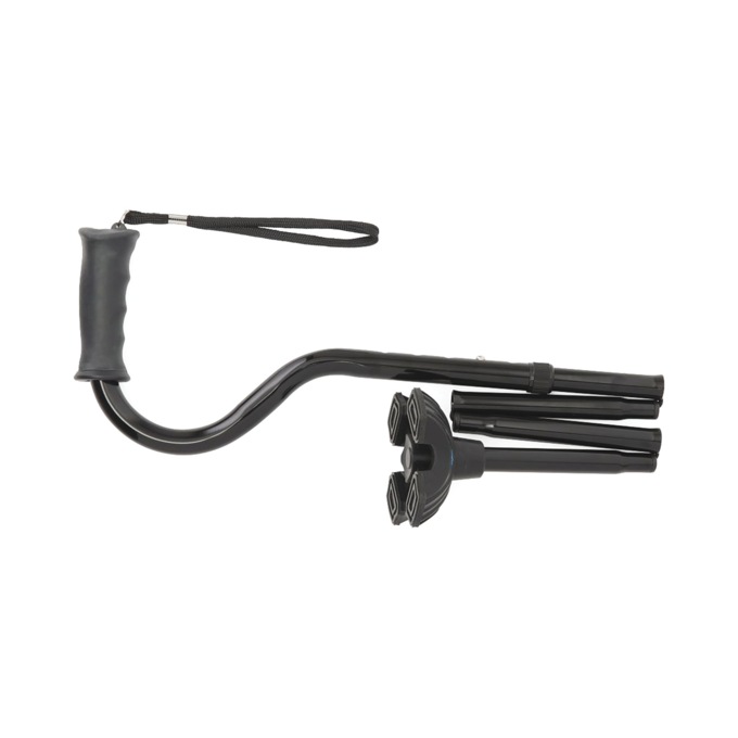4-Point Offset Folding Hybrid Cane, , large