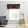 Madison Room-Darkening Light-Filtering Valance, Chocolate, large
