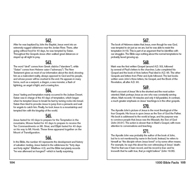 1000 Bible Facts, , large