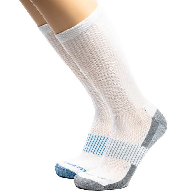 Copper Fit 2-Pack Unisex Crew Socks, , large