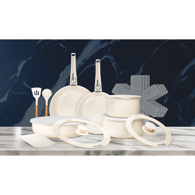 Gotham Steel 18-piece Detachable Cookware Set, , large