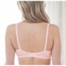Bestform® Striped Wireless Cotton Bra, Pink, large