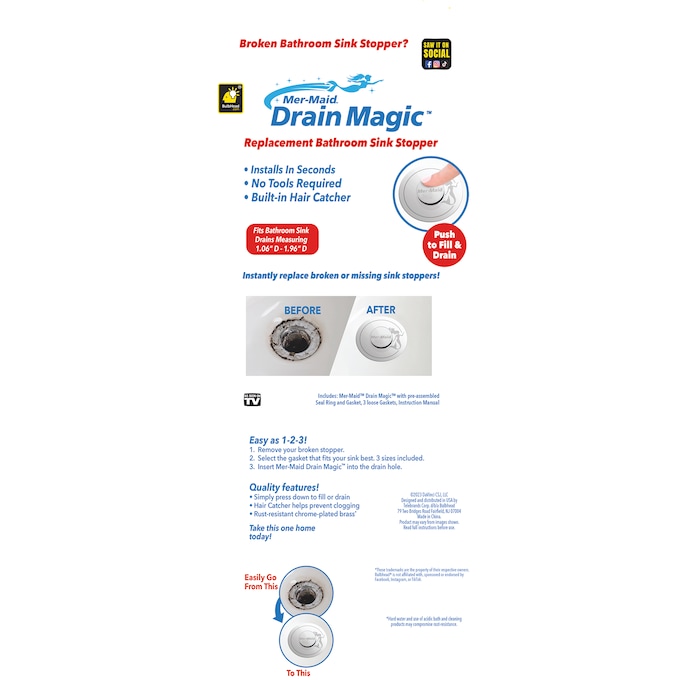 Mer-Maid Drain Magic, , large