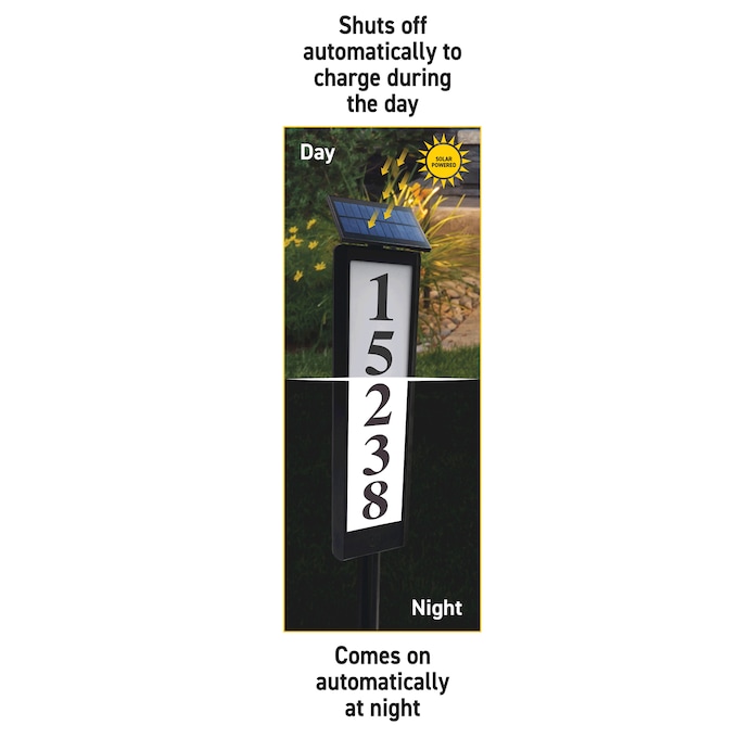 SensorBrite® Solar Powered Address Light, , large