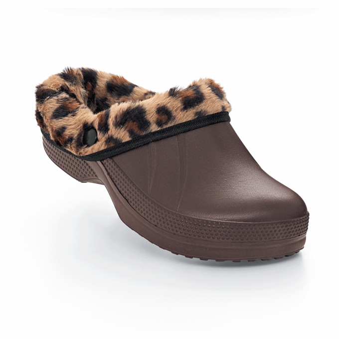 Women's Fleece-Lined Clog, , large