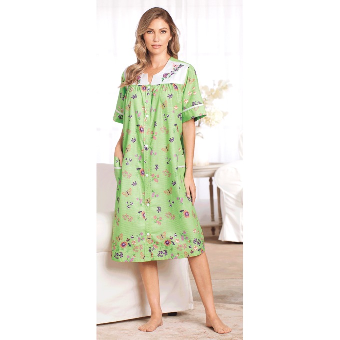 Duster With Embroidered Yoke, , large