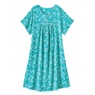 Short-Sleeve Knit Nightgown, , large