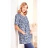 Knit Tunic with Patch Pockets - Print, , large