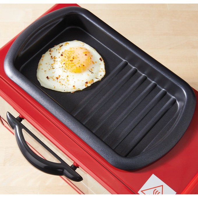 3-in-1 Breakfast Maker, Red, large