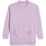 Snap-Front Cardigan, Lilac, large