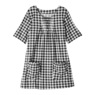 Knit Tunic with Patch Pockets - Print, , large