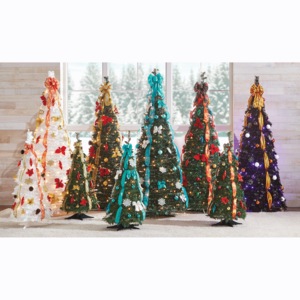 3&#39; Poinsettia Pop-Up Tree, , large