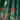 Trapunto Trim Caftan, Evergreen Border, swatch