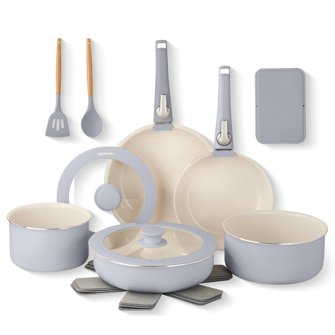 Gotham Steel 18-piece Detachable Cookware Set, , large