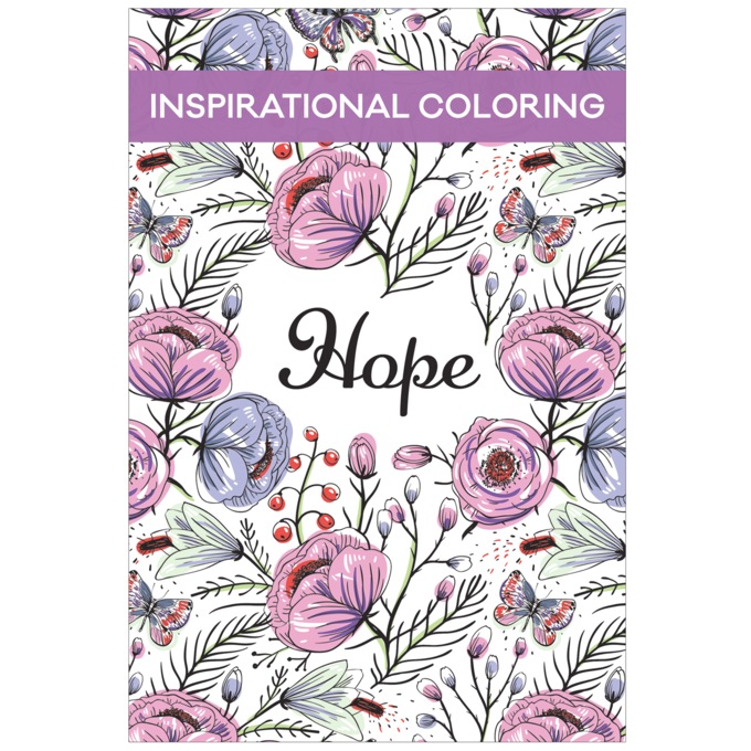 Set of 5 Inspirational Coloring Books, , large