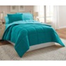 Color Connection Reversible Solid Down-Alternative Comforter Set, , large
