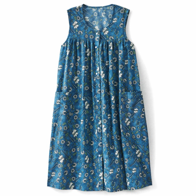 Sleeveless Woven Shift Dress, , large
