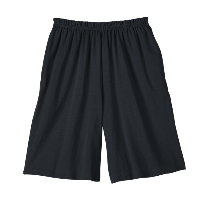 Knit Short - Solid and Print, Black, large