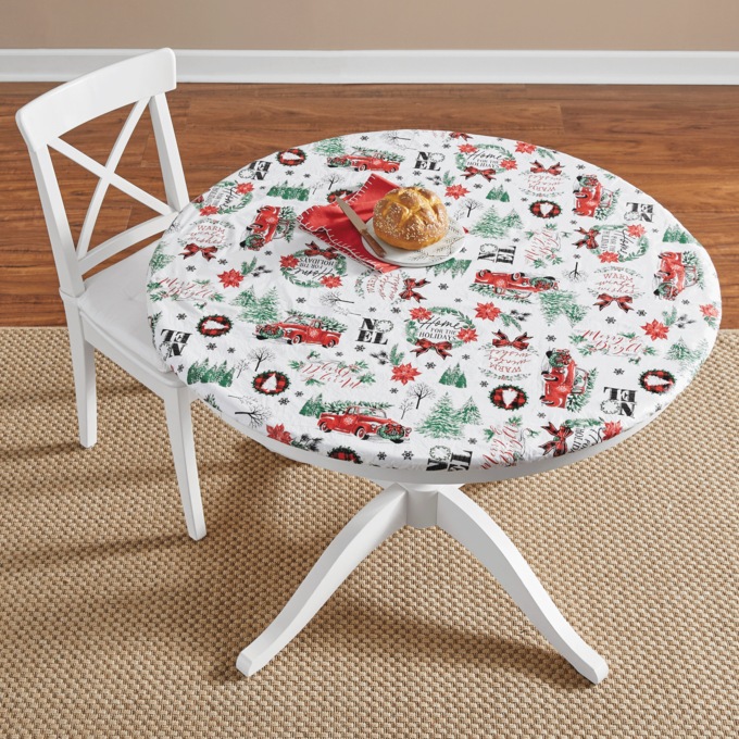 Indoor/Outdoor Fitted Tablecloths, , large