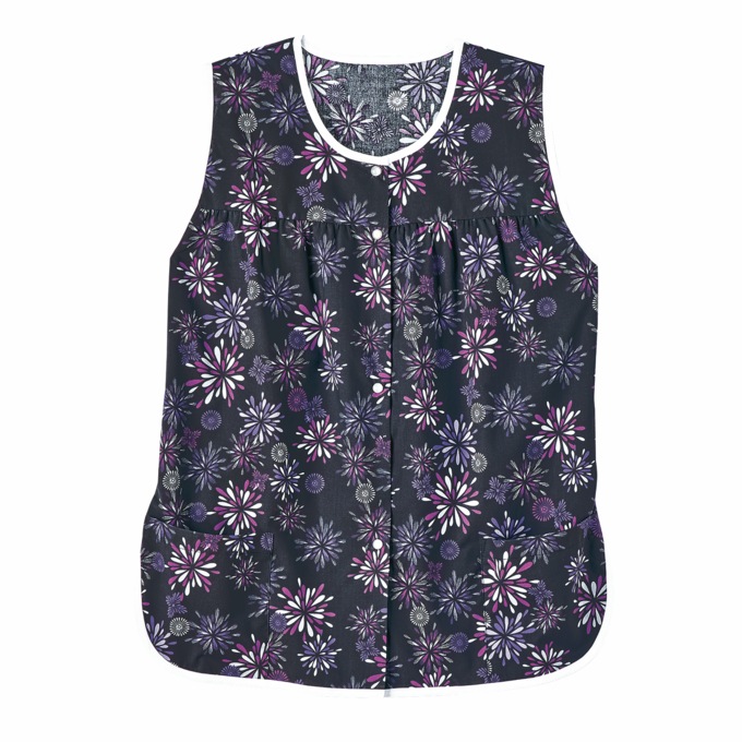 Easy-Care Button-Front Cobbler Apron, , large