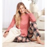 Women's Plaid Flannel PJ Set, , large