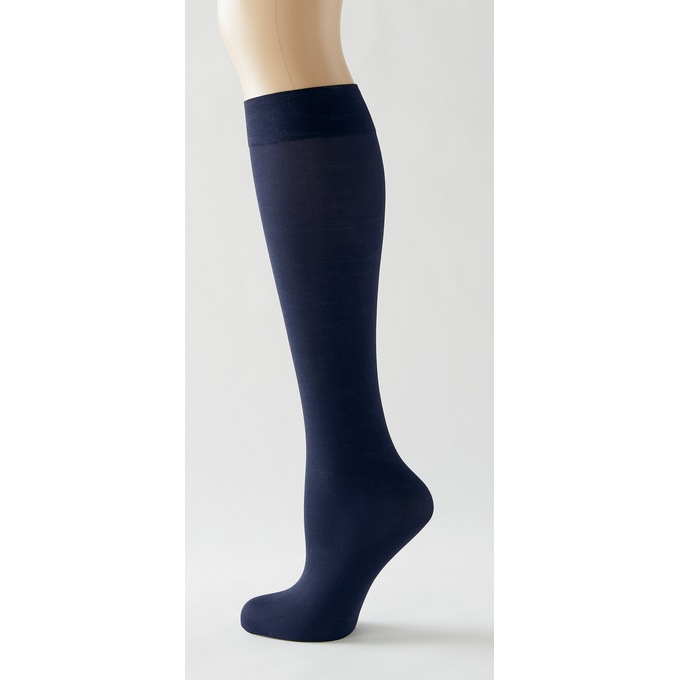 Celeste Stein Stylish and Latex-Free Mild Compression Socks - 8–15mmHg, Navy, large