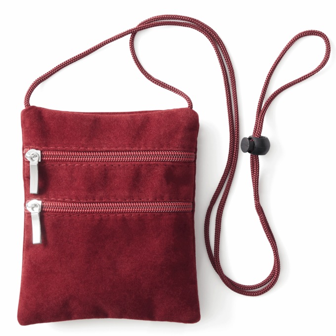 Faux-Suede Mini Crossbody, , large