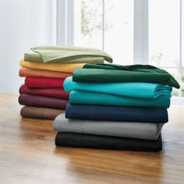 Color Connection Soft Microfiber Sheet Set, , large