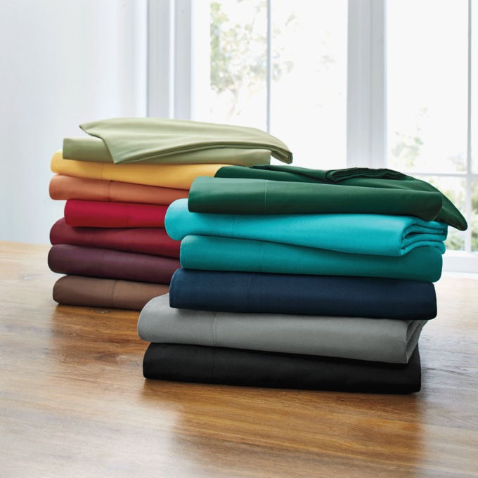 Color Connection Soft Microfiber Sheet Set, , large