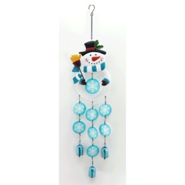 Snowman Wind Chime, , large