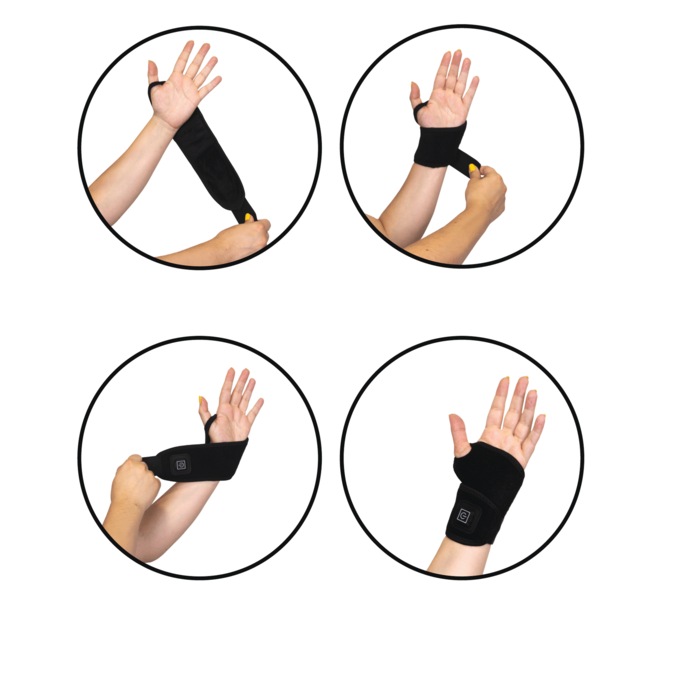 Therapeutic Wrist Wrap, , large