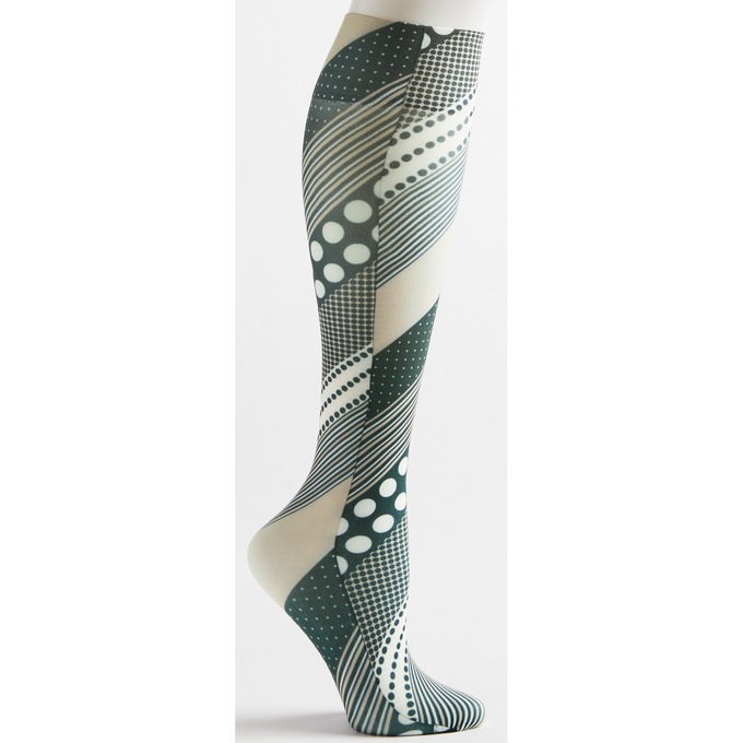 Celeste Stein Stylish and Latex-Free Mild Compression Socks - 8–15mmHg, Gretchen, large