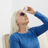 Eyedrop Guide, Blue, large