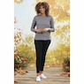 Boatneck Long-Sleeve Top, , large