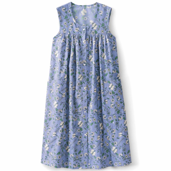 Sleeveless Woven Shift Dress, , large