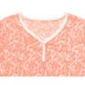 Print Shorty Pajama, Coral Blush Geo, large