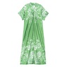 Trapunto Trim Caftan, , large