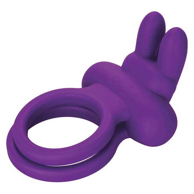Silicone Rechargeable Dual Rockin' Rabbit Enhancer, , large