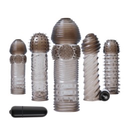 Choose Your Adventure: 5-Sleeve &amp; Bullet Vibrator Set By Selopa, , large