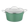Gotham Steel Hammered Ceramic 10-piece Cookware Set, Sage Green, large