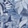 Blue Palm Print